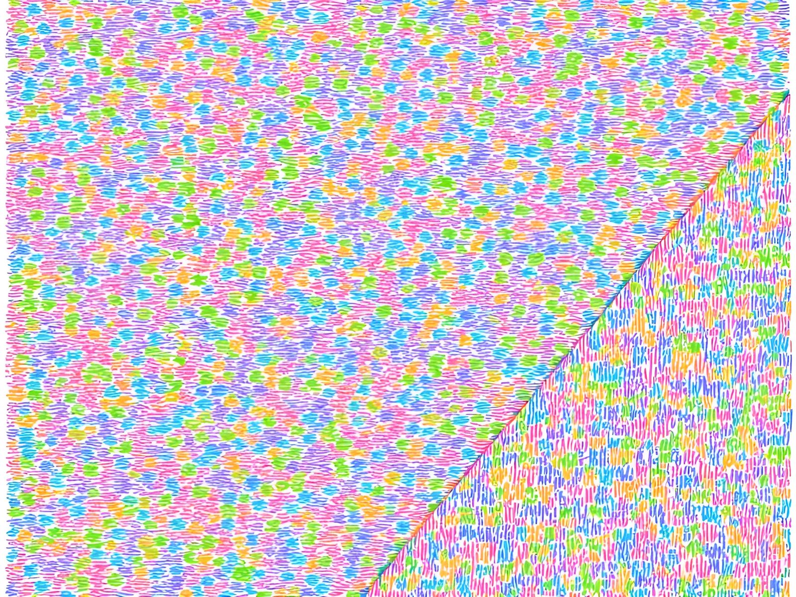 Fractured Digital Visions in Cyberpunk Style