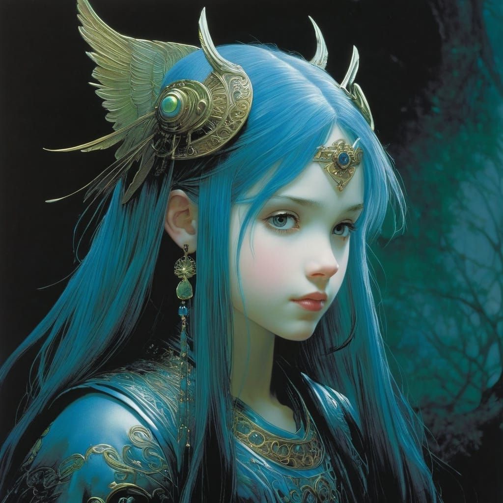 Fantasy Art Mashup of Renowned Artists