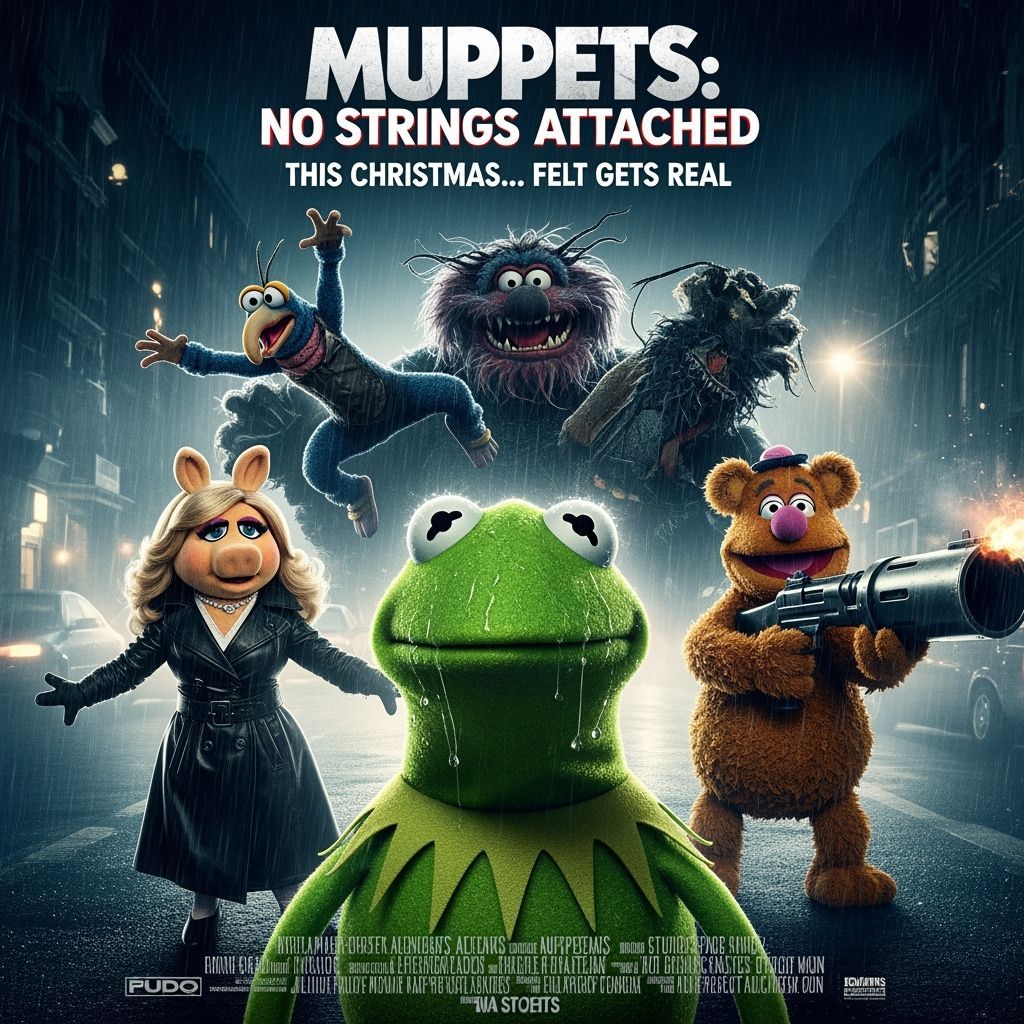 Muppets No Strings Attached Epic Movie Poster