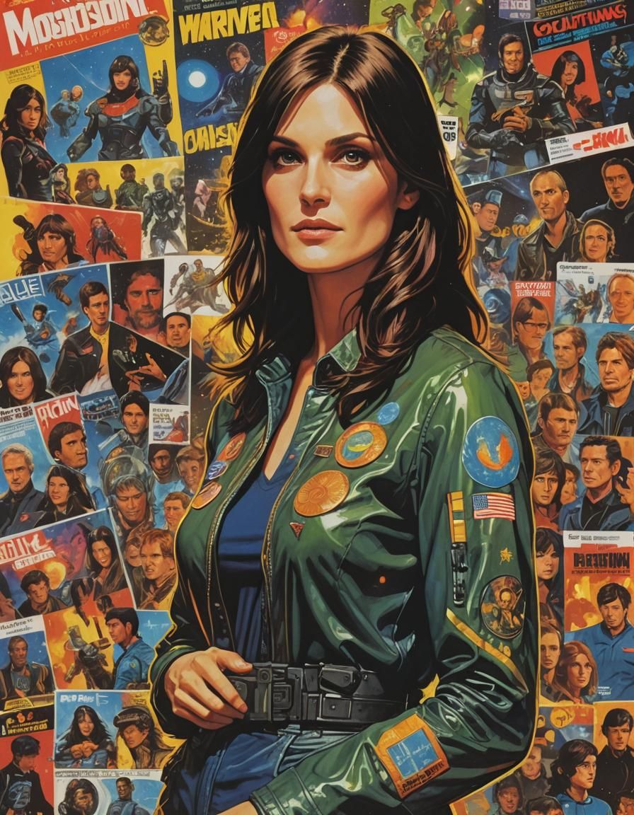 Morgan Webb as Bob Peak Illustration
