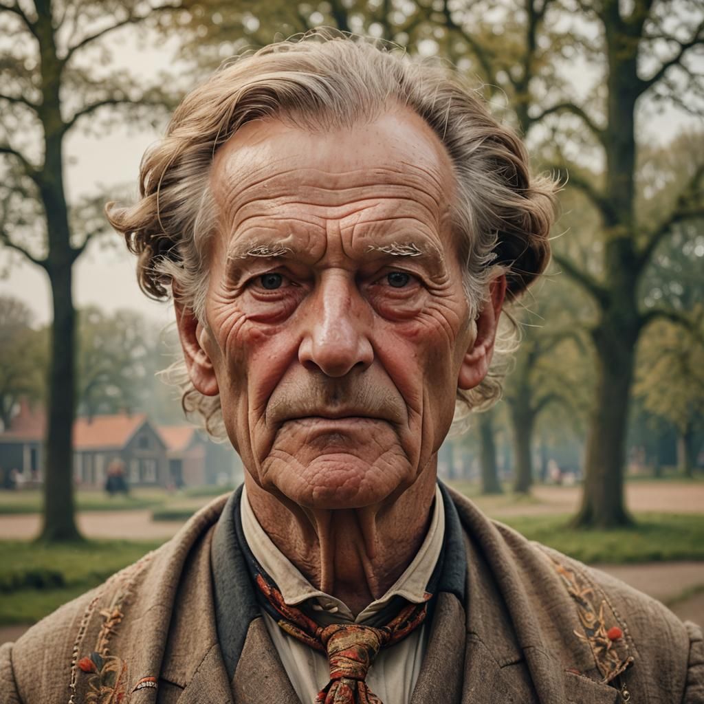 Dutch Golden Age Portrait of Elderly Man