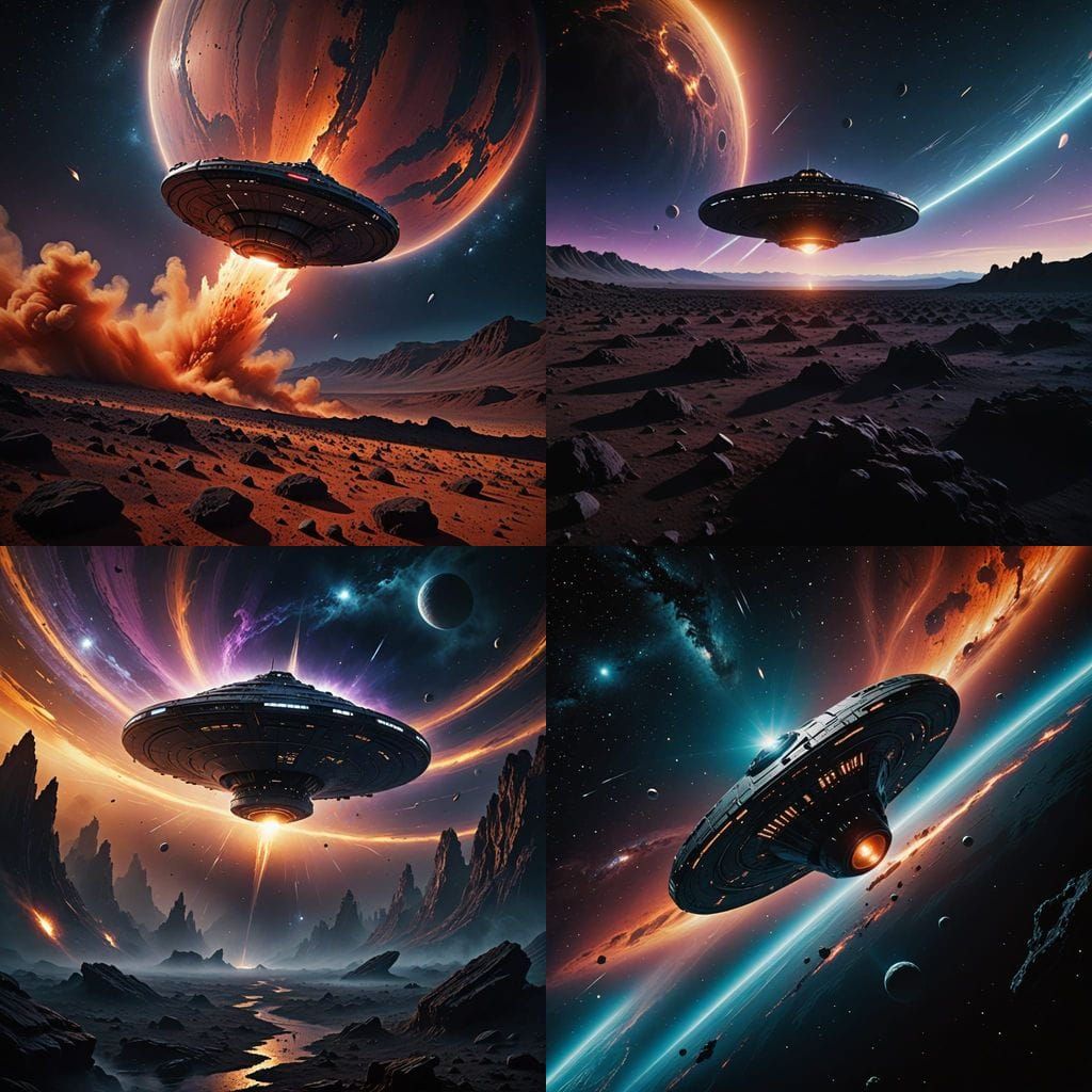 Epic Star Trek-Inspired Spacecraft Lands on a Distant Planet...