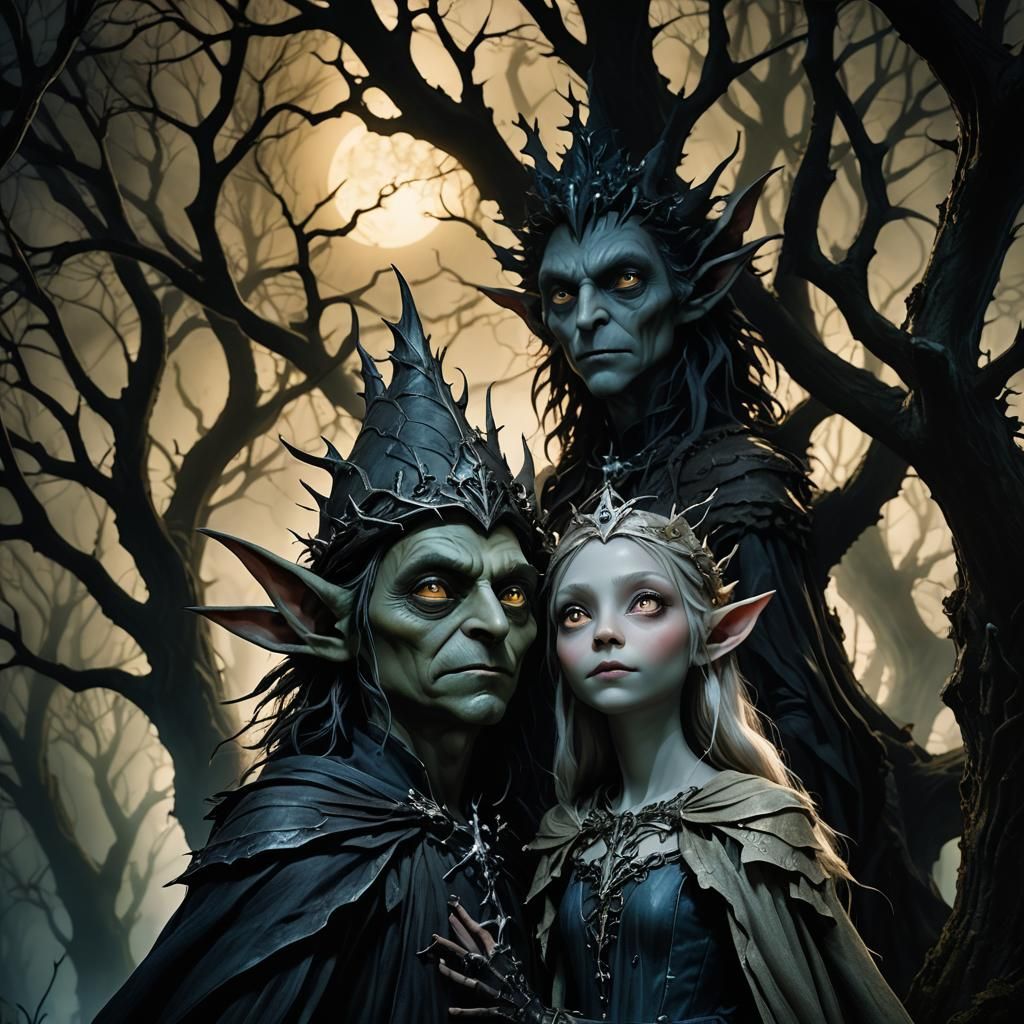 Goblin and Fairy Princess in Dark Fantasy Cinema