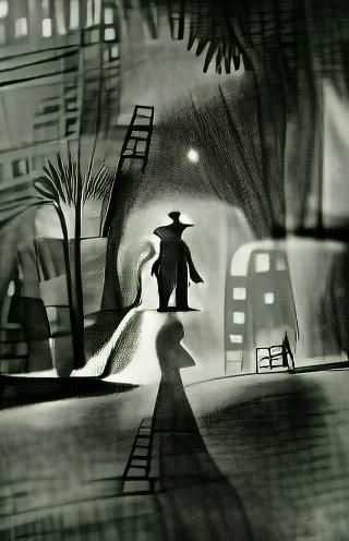 Figure in a Minimalist Landscape