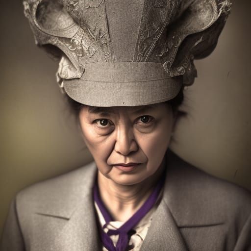 Strict Female Headmaster in Royo Style