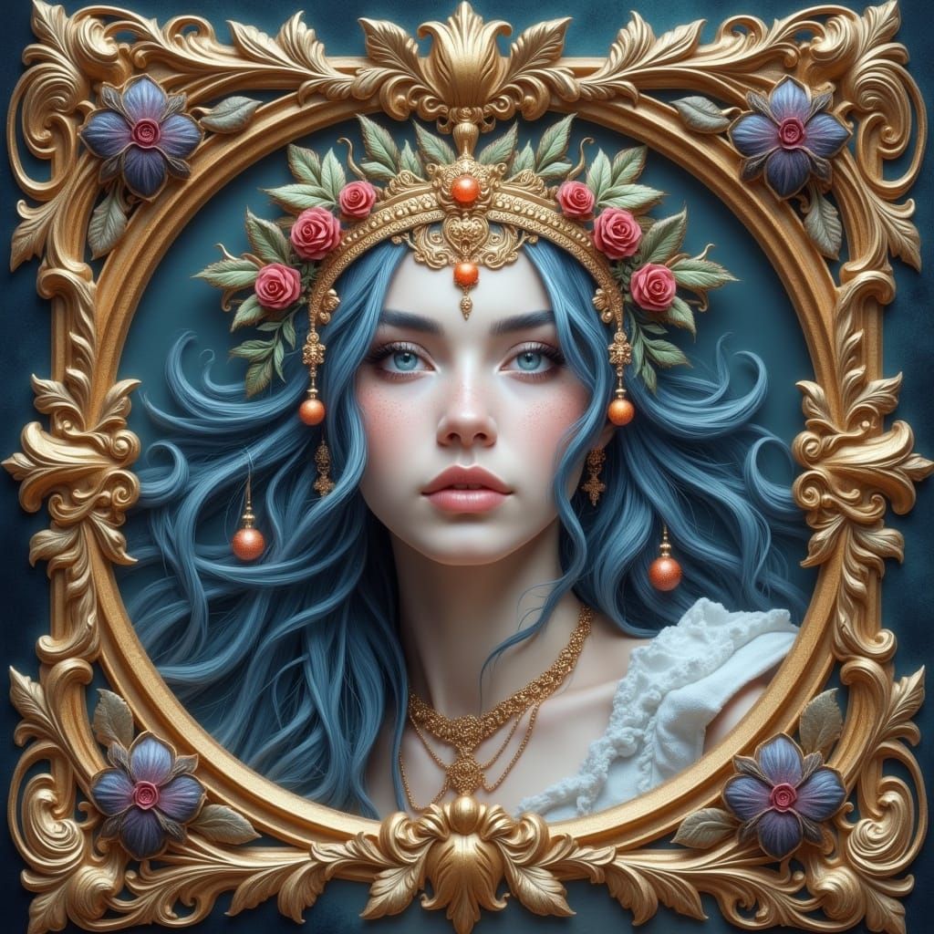 Elysian Landscape Generated by AI