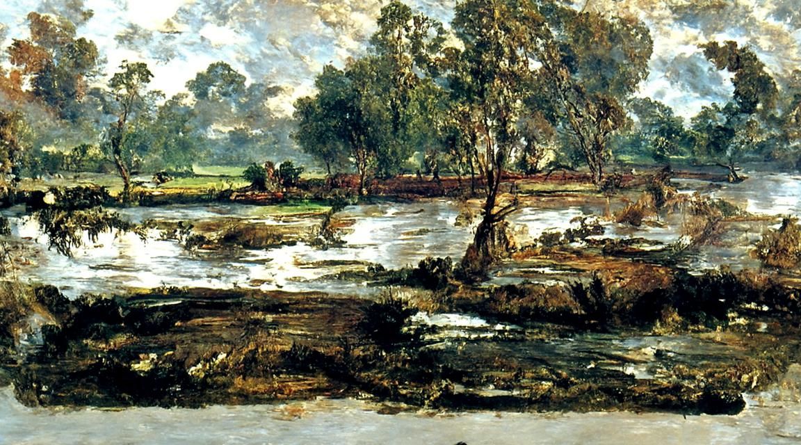 River Landscape after Casilear and Constable
