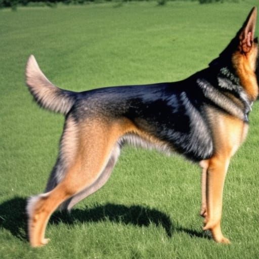 Loyal German Shepherd Portrait