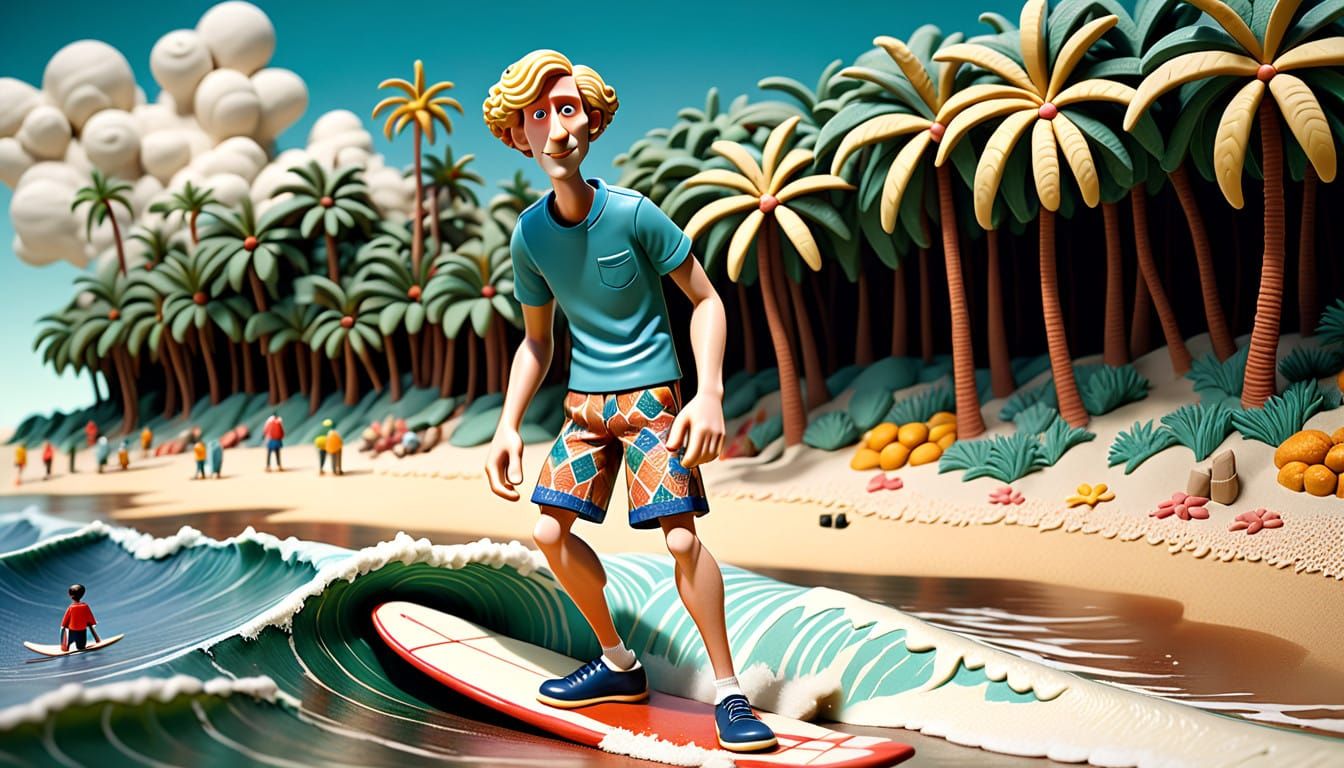 First Time Surfing