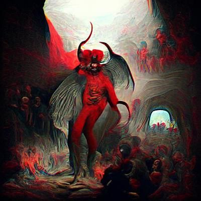 Red Demon at Hell's Gate: A Dark Fantasy