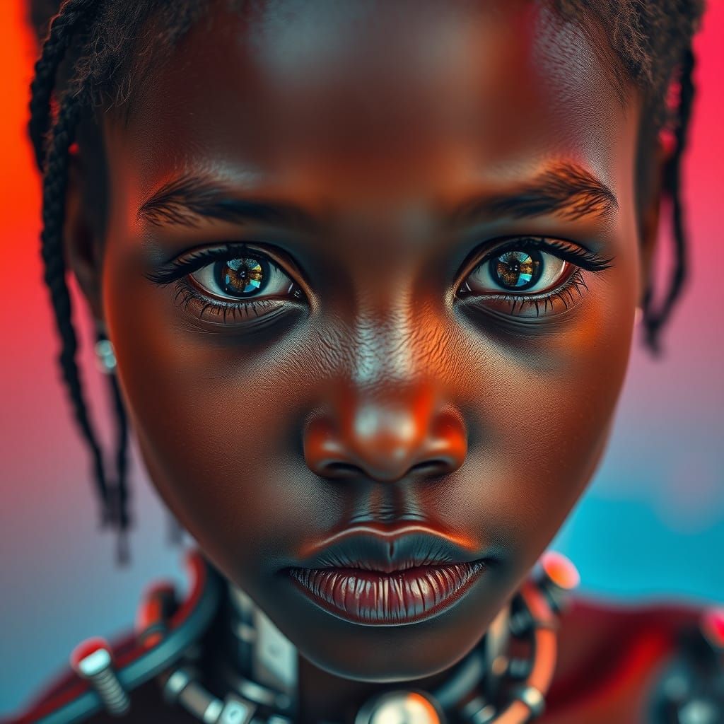 Cybernetic Child Soldier: Coltan-Infused Biomech in Afrofutu...