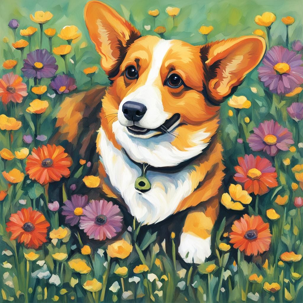 AI Generated Image of a Corgi