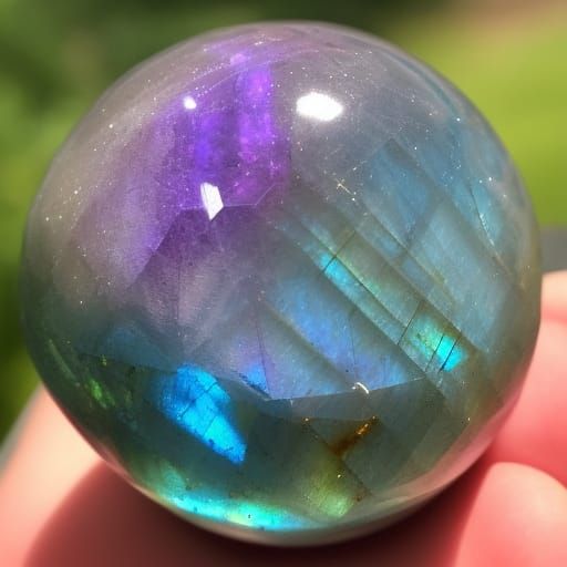 Crystals and Spheres in Acrylic Form