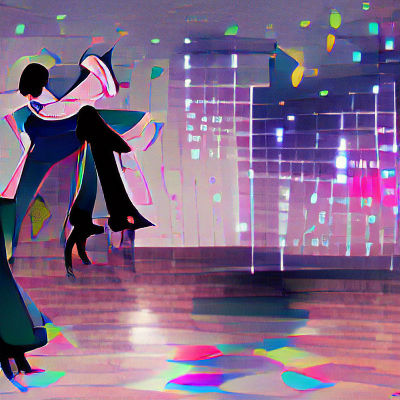 Psychedelic Swirl of Colors and Organic Shapes