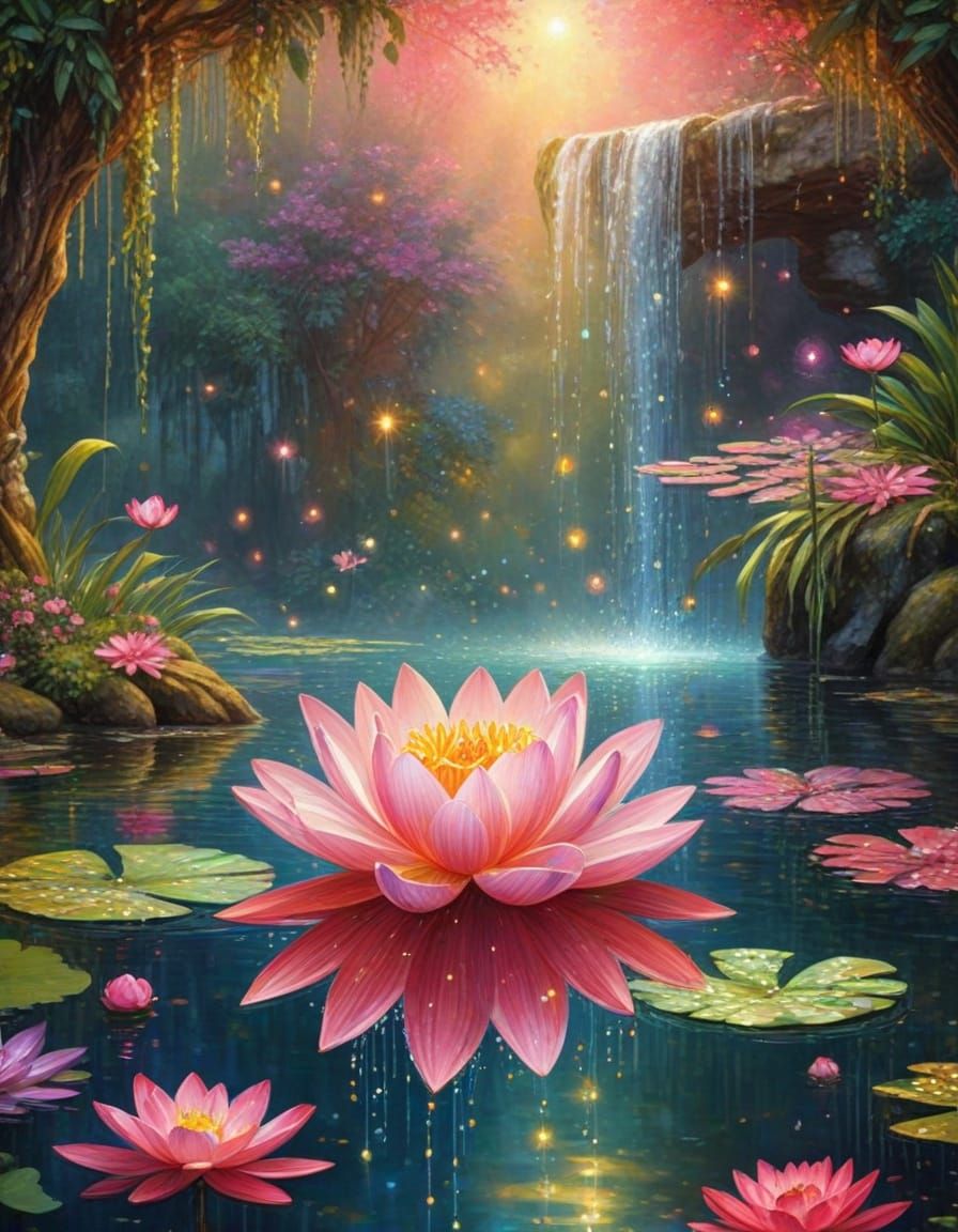 Deep inside the forest.