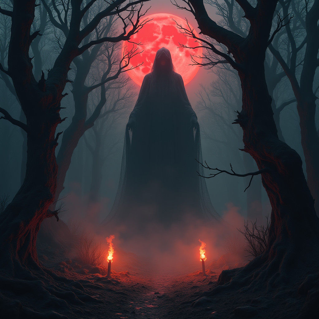 Eerie Entity Emerges from Forsaken Forest