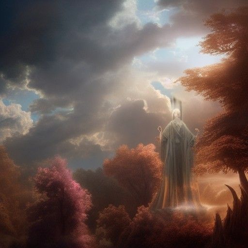 Epic Divine Sunshine in the Clouds