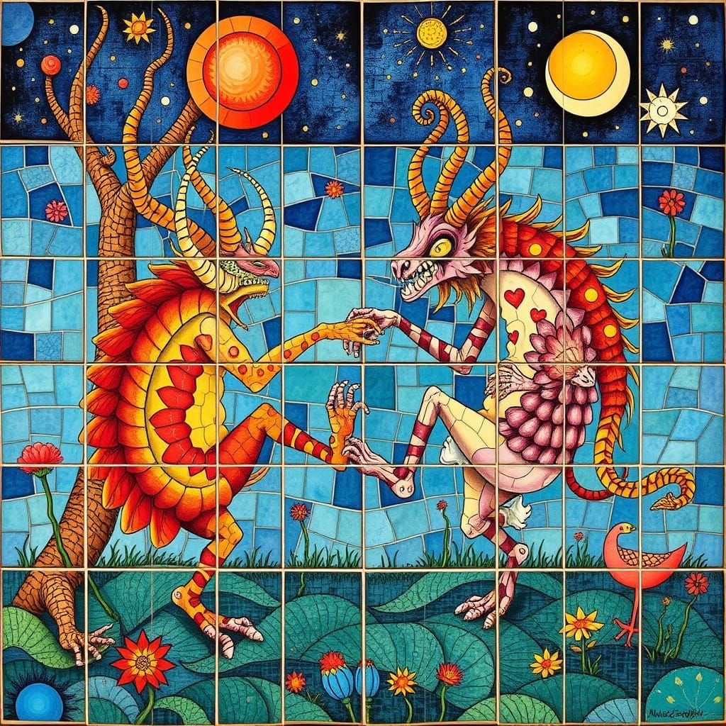 Dancing Ummugrunts Mosaic