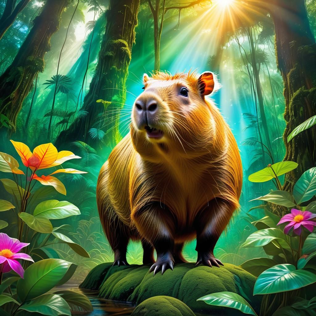 Rainforest Treasures: Capybara
