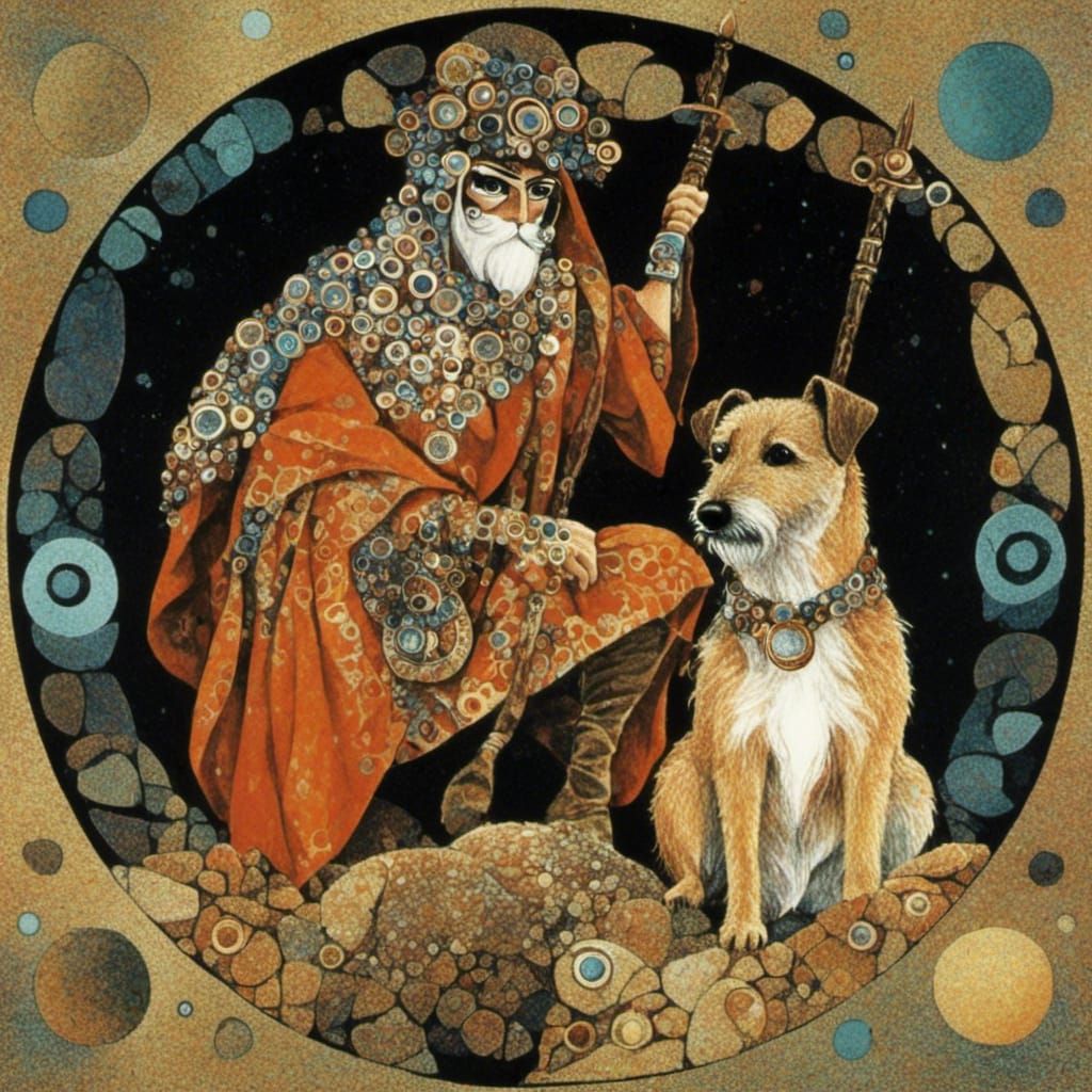 Eerie Portrait in the Style of Classic Horror