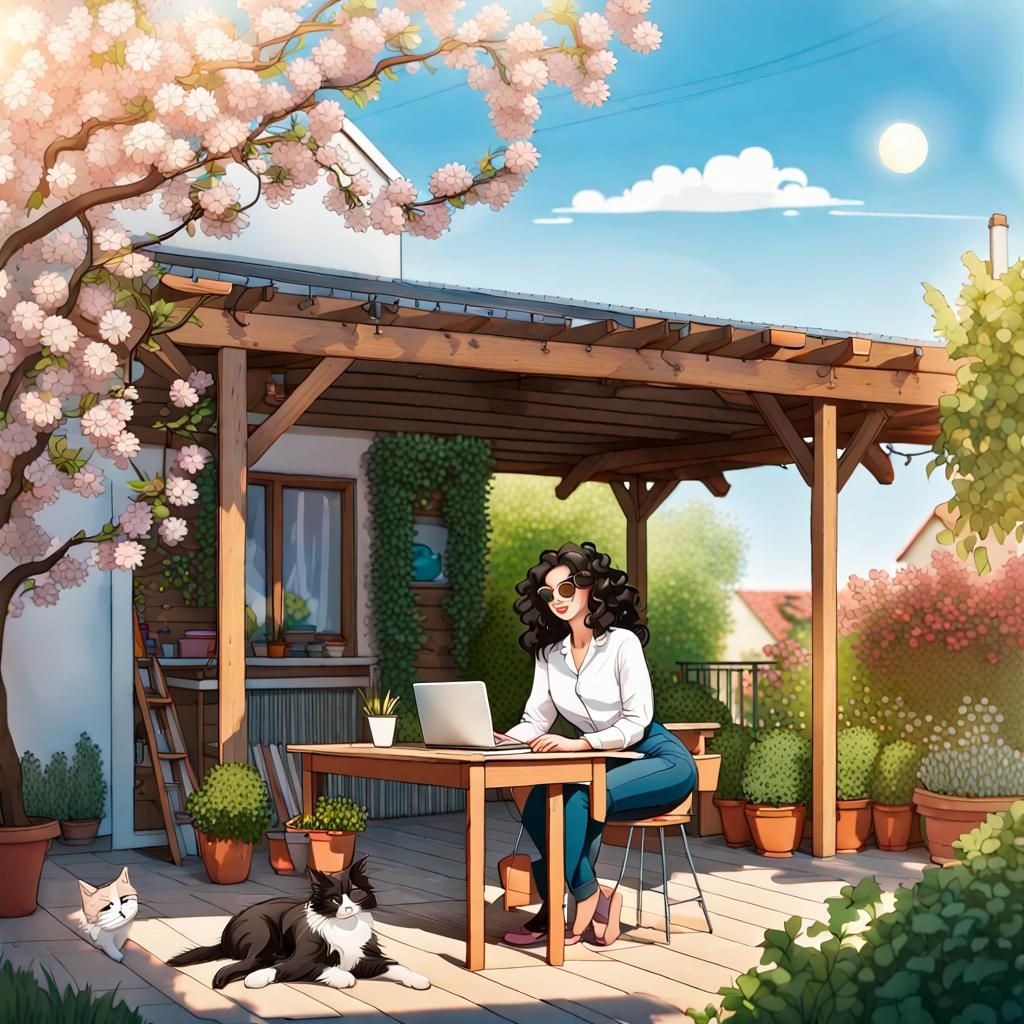 The beauty of being able to study in nature