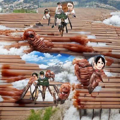 Epic Attack on Titan Inspired Scene
