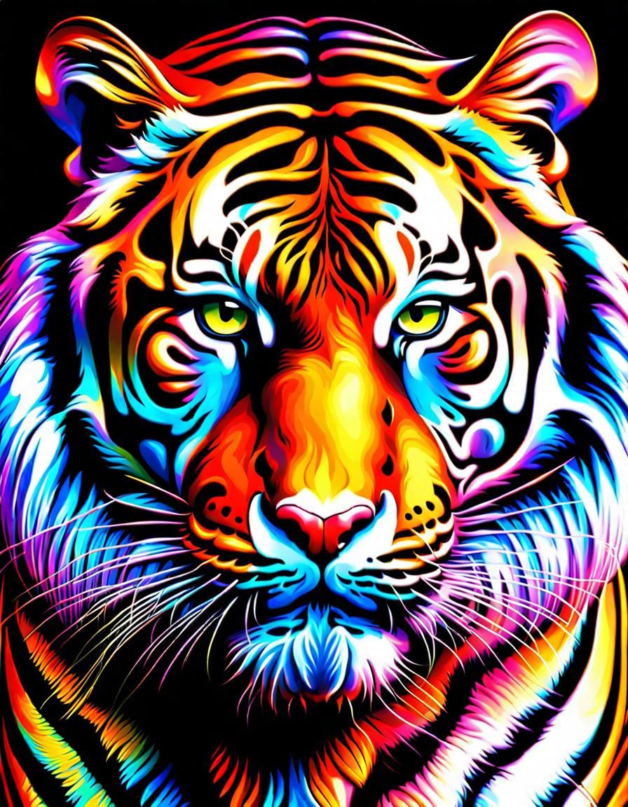 Optical Illusion Tiger