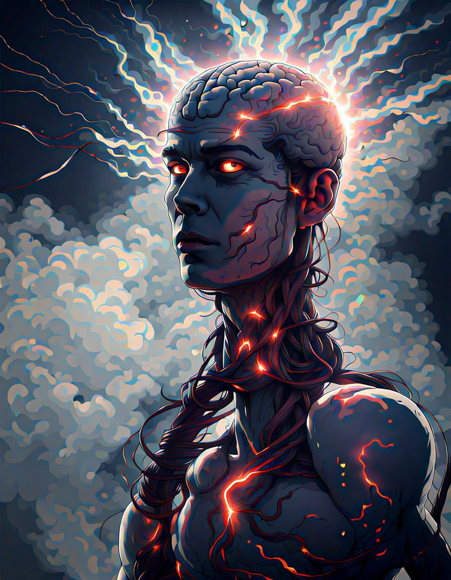 Unsettling Mist: A Surreal and Disturbing AI Image