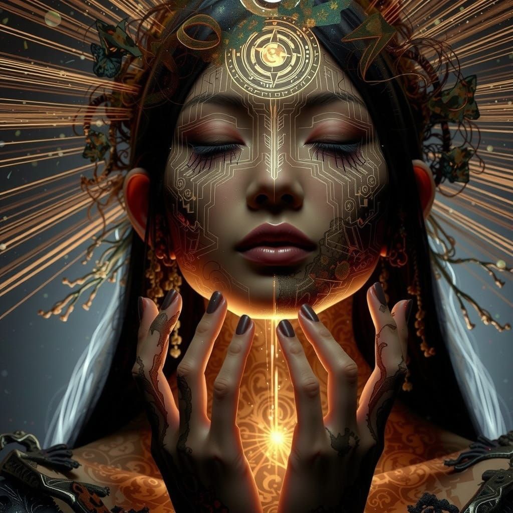 A Futuristic Cityscape Unveils a Mysterious Underwater Metro...