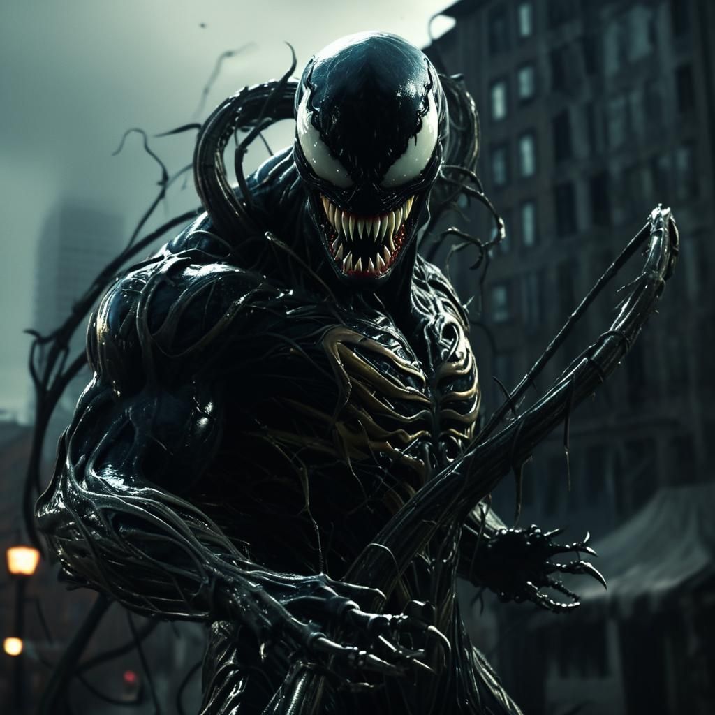 Venom and Spawn Fusion: Dark Gothic Horror