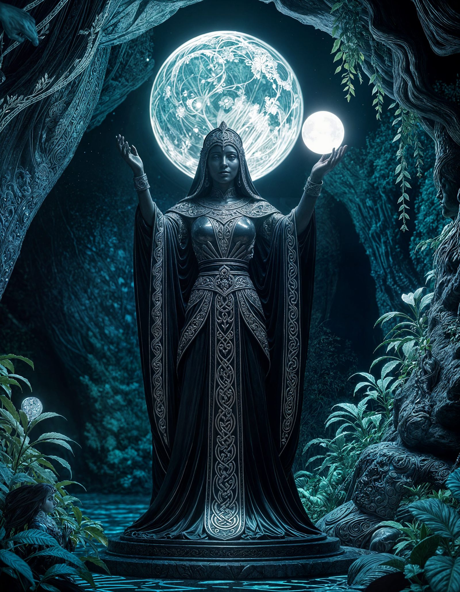 Statue of the Moon Maiden