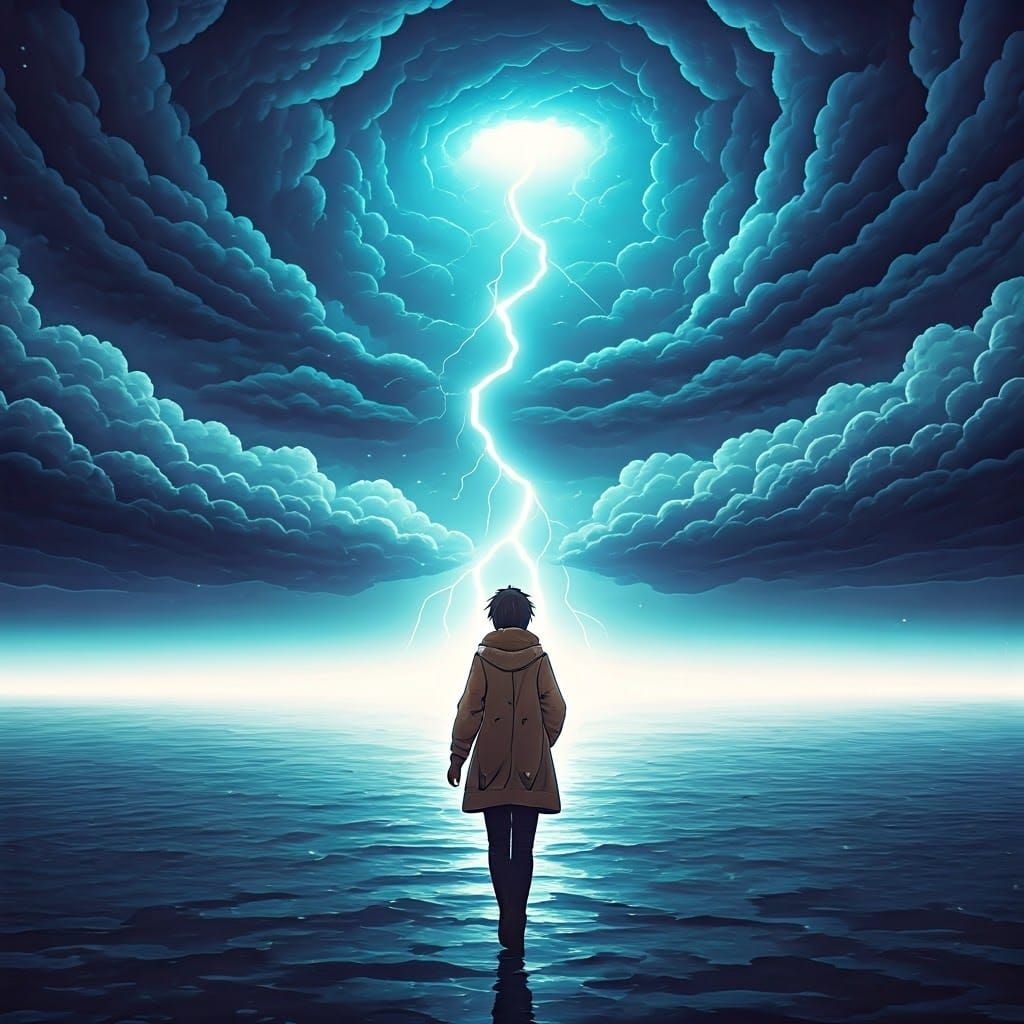 Eye of the Storm: Anime-Inspired 3D Art