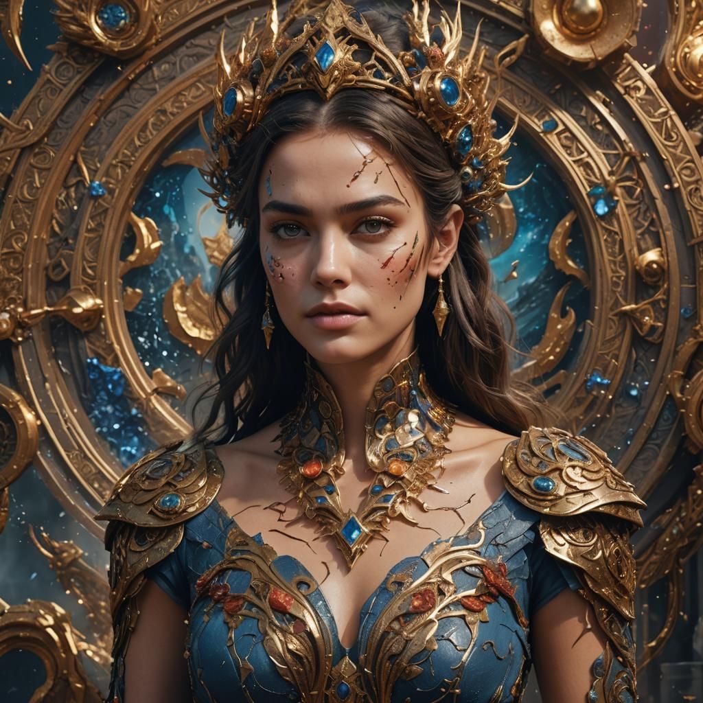 Celebrity Face Swap: Detailed Matte Painting in 8K