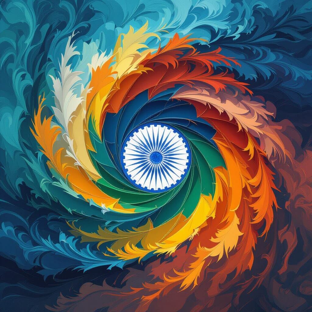 India Independence Day Matte Painting in Unreal Engine 5