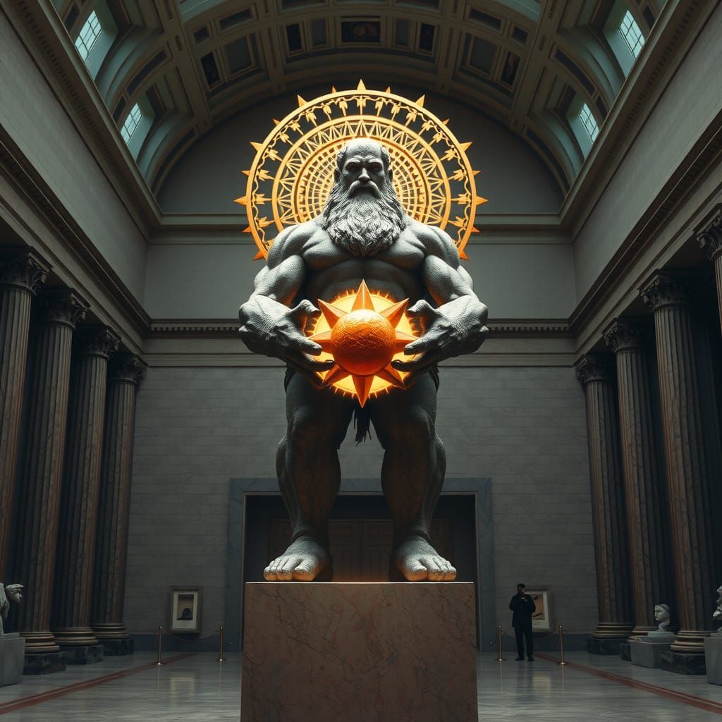 Titan Hyperion in Museum Grandeur