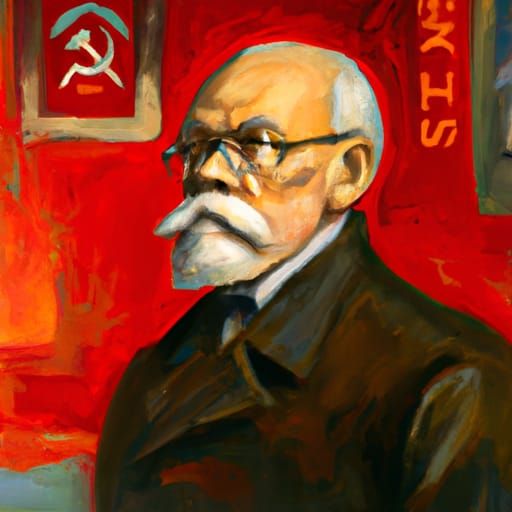 Marxism Liberation Theory Oil Painting by Gurney