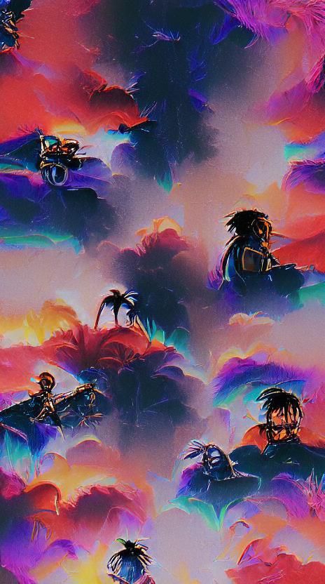 AI-Generated Wallpaper Design