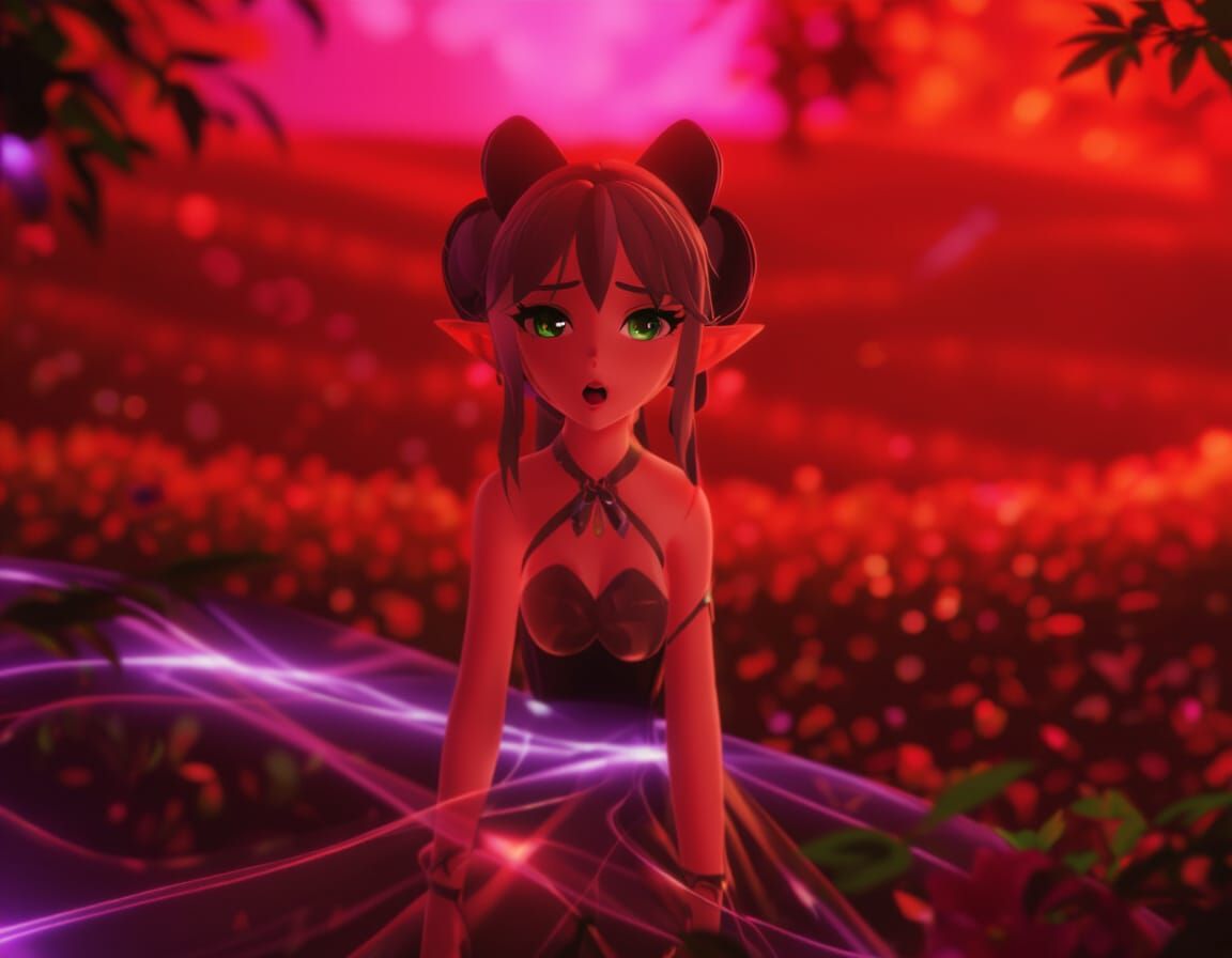 Elf Maiden Plots Revenge in Whimsical Forest