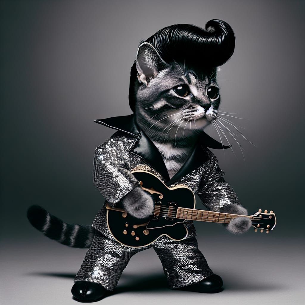 Rock 'n' Roll Cat: An Elvis Presley Tribute