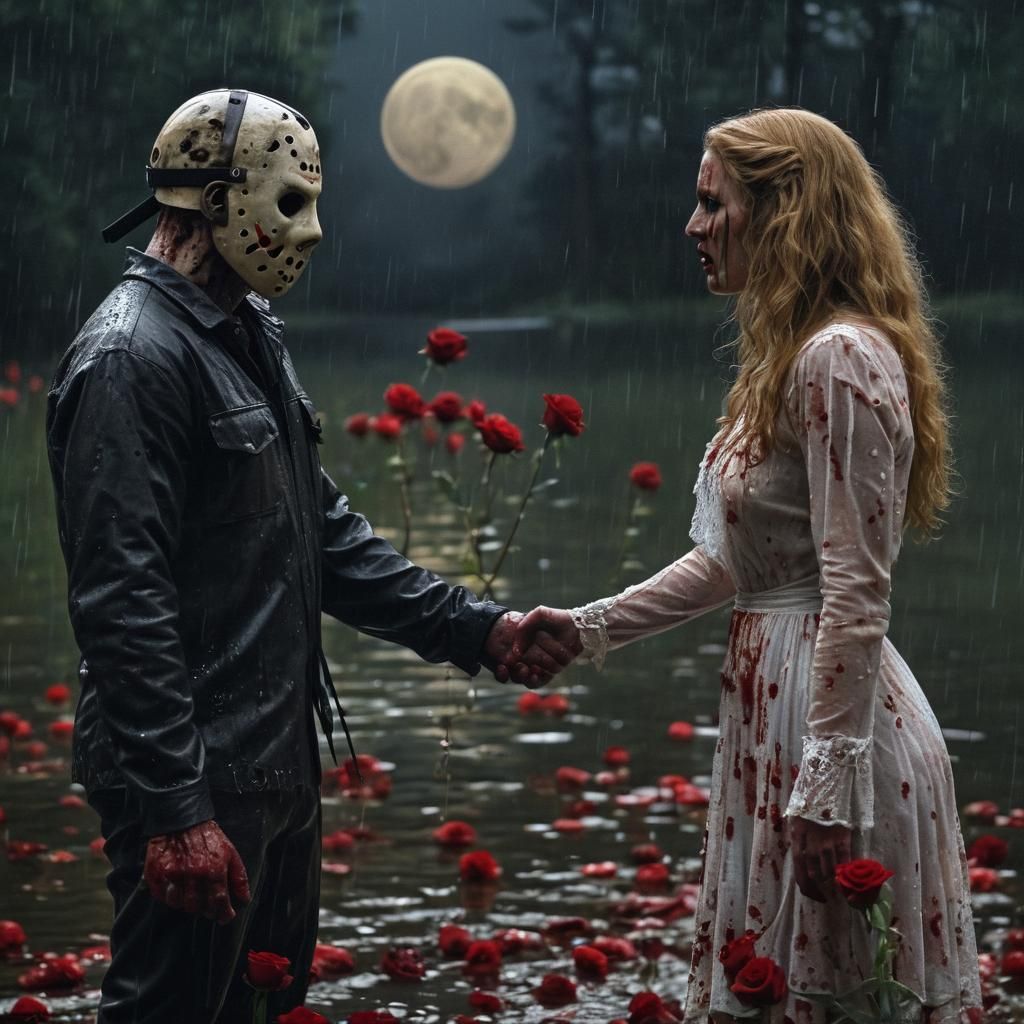 Jason Voorhees and Carrie White meeting