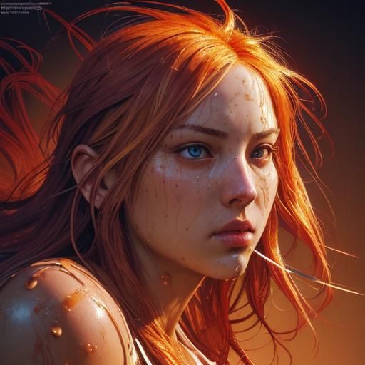 Hyperrealistic Spaghetti in Splash Art Style