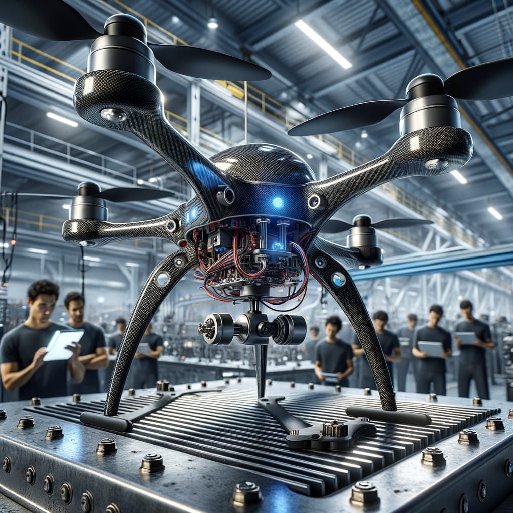 Cutting-Edge Drone Prototype Lands on Industrial Steel Wall