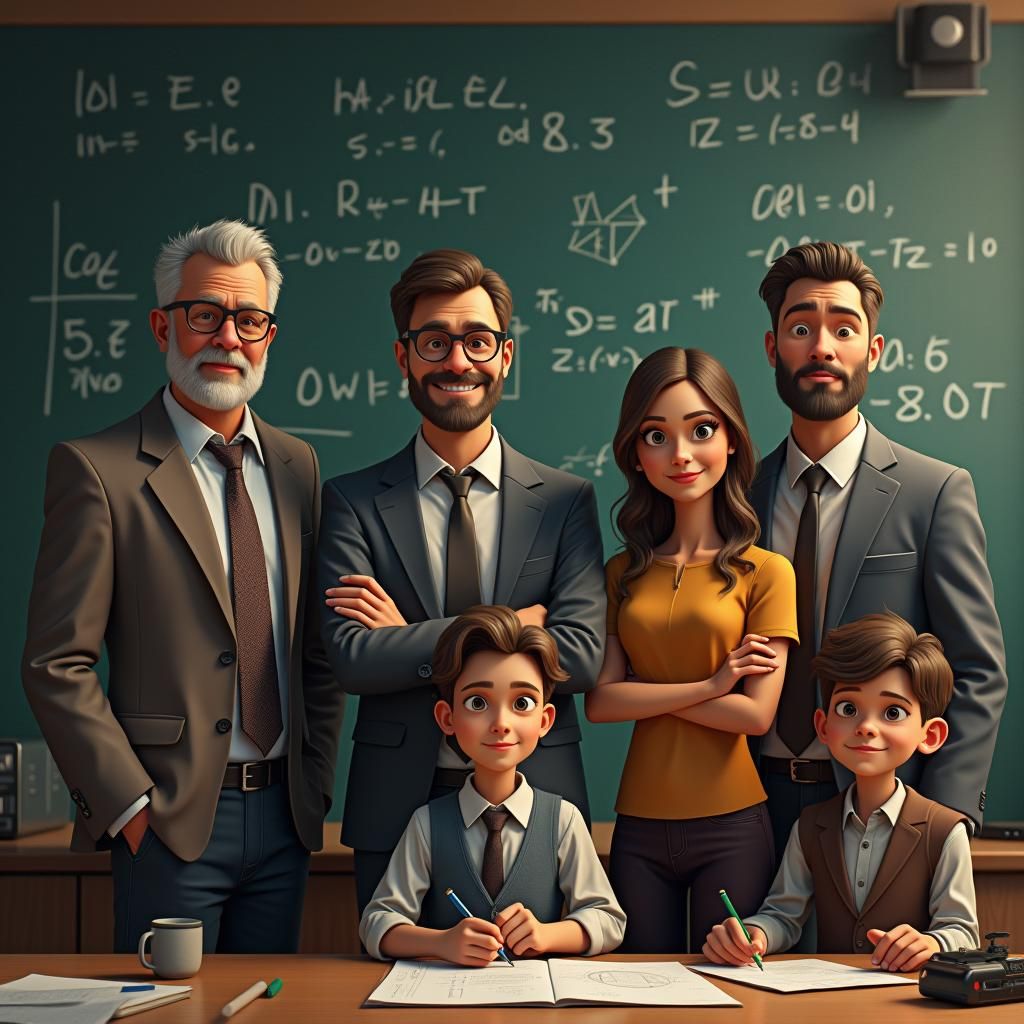 Group Collaboration Around Whiteboard in University Classroo...