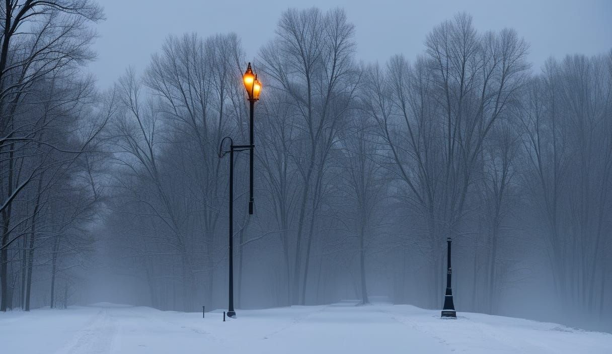 Epic Winter Night on Lake Ontario