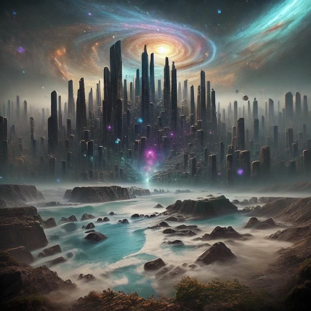 Surreal Landscapes Merge in Dreamscape Artwork