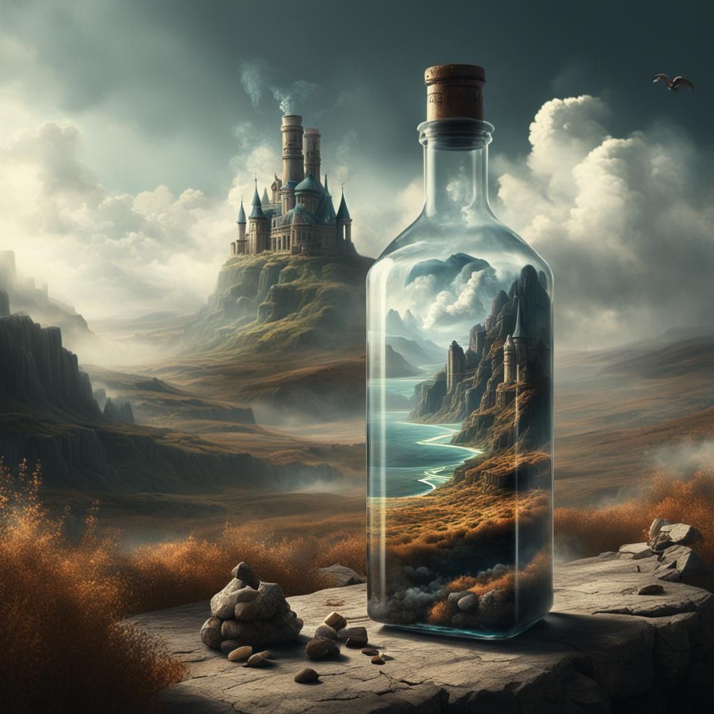 Smoke in a Bottle: Dramatic Digital Painting