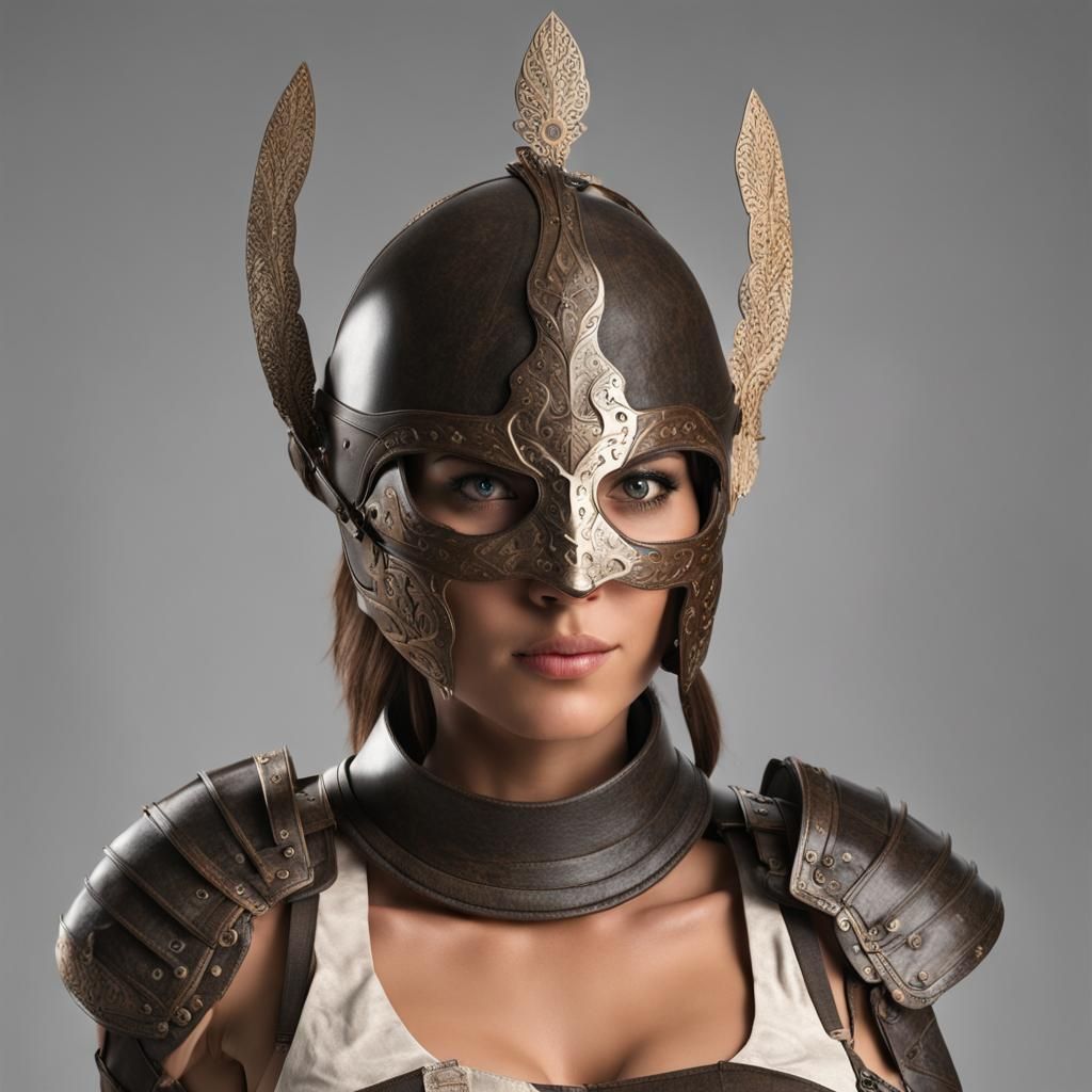 High-Quality 8k Image of an Unarmored Warrior Woman