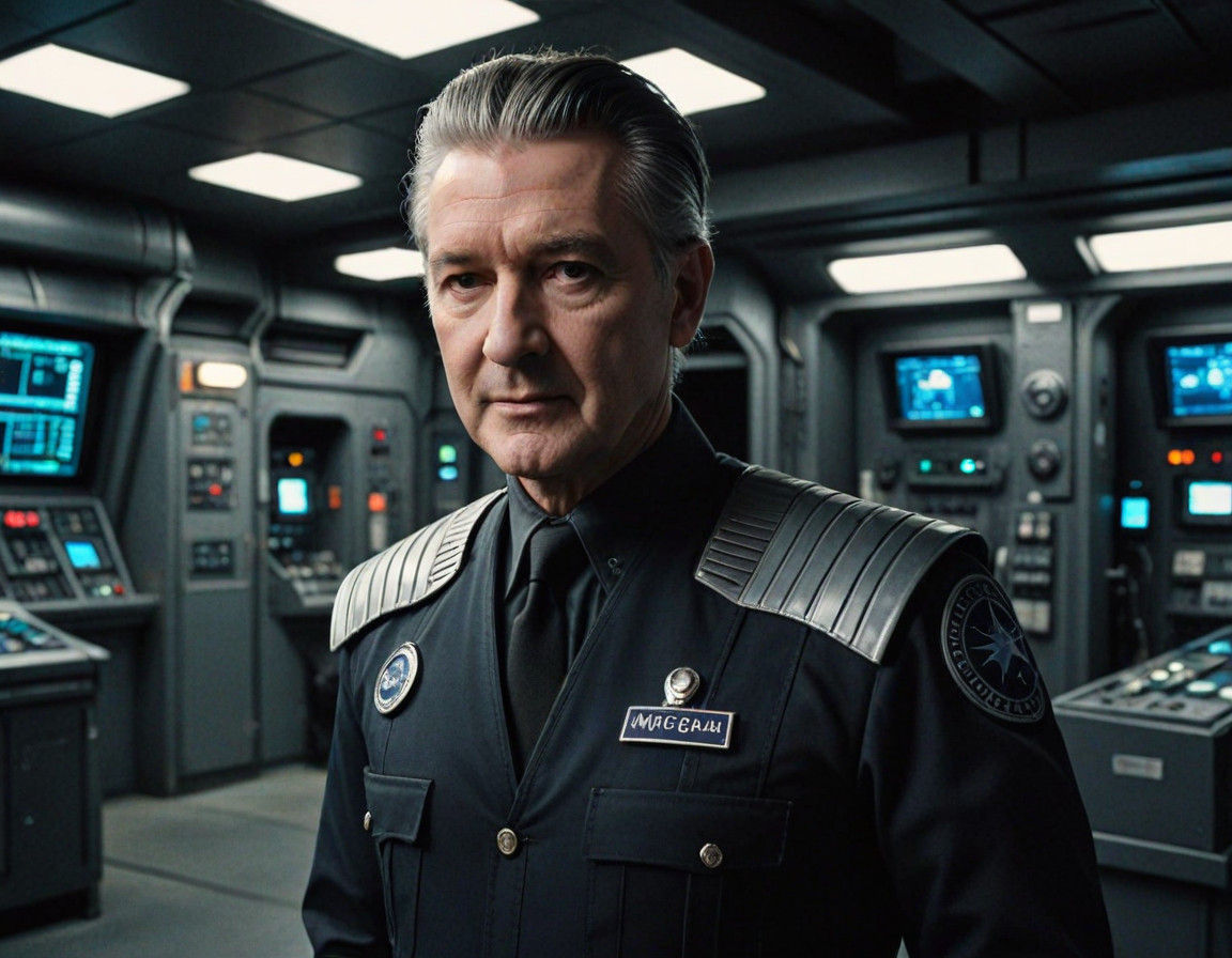 Future Space Cadet Showcases New Uniform at the Docks in a V...