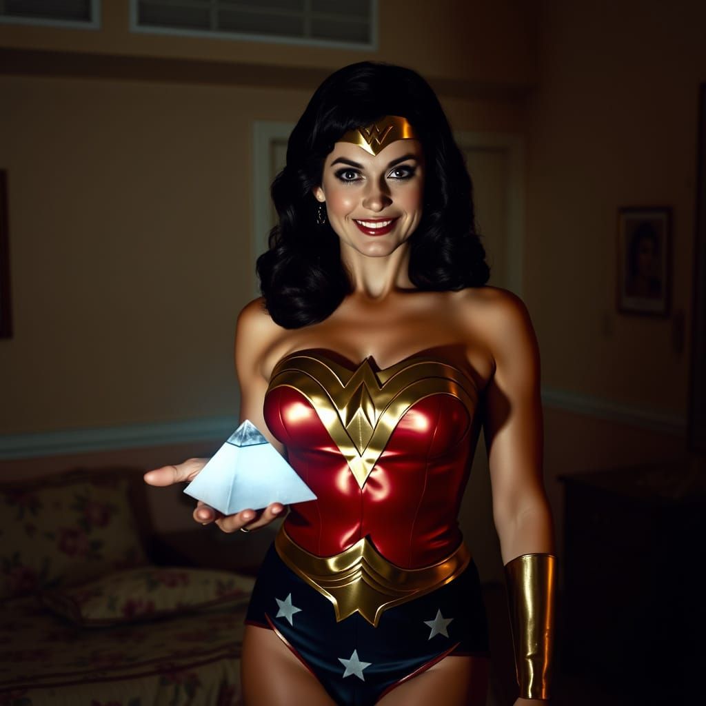 Wonder Woman Unveils Hidden Truth in Retro Motel