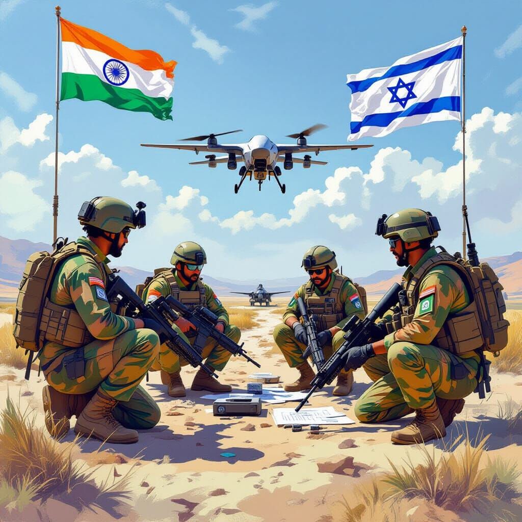 Indian and Israeli Collaboration on Military Technology